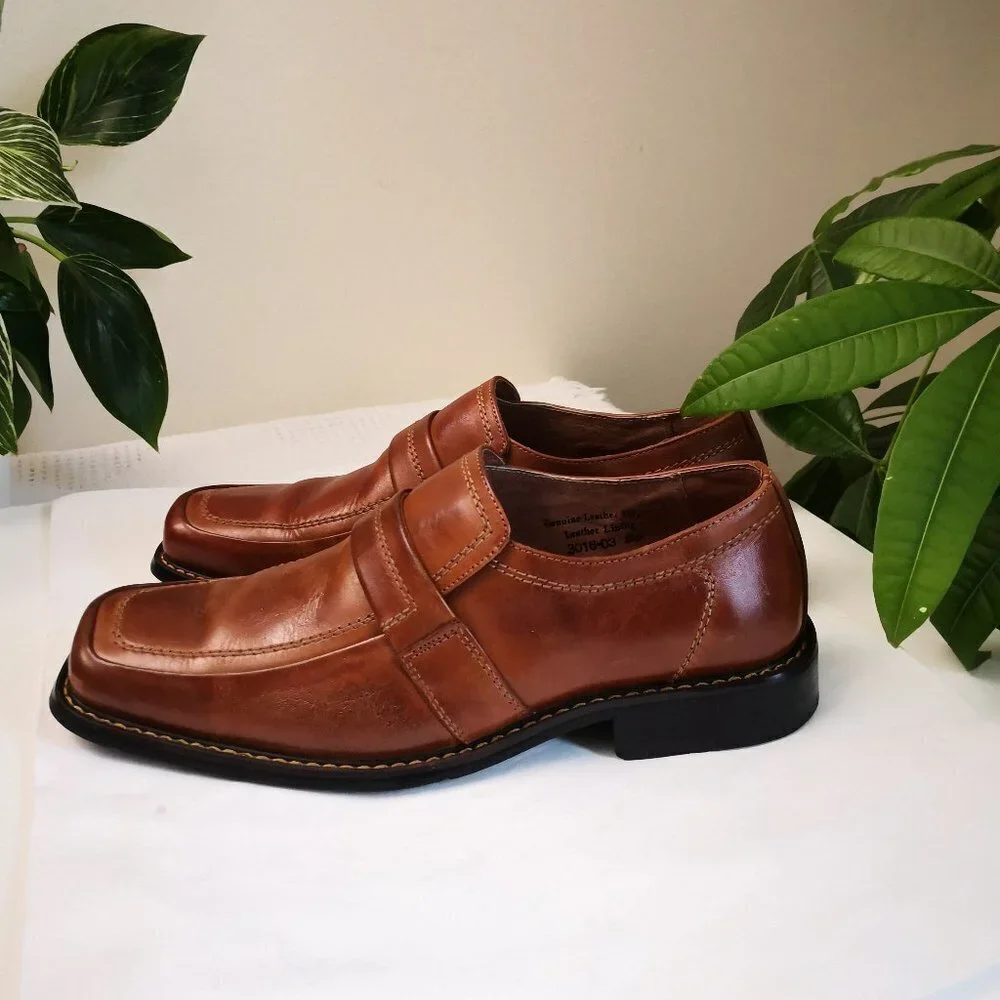 Fratelli Select Leather Business Slip-on Dress‎ Shoes Men's Size 8.5